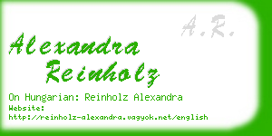 alexandra reinholz business card